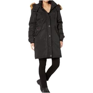 CANADA WEATHER GEAR WOMEN JACKET SIZE LONG PARKA SIZE 1X Black